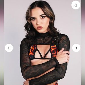 Rave Wonderland Mesh Shrug